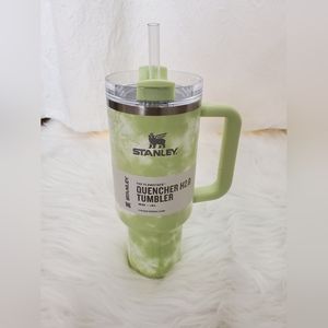 Stanley 40oz tumbler target limited edition citron green tiedye